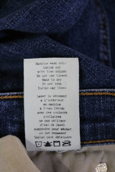 Rag & Bone Jean Women Ankle Skinny Jeans Dark Blue Low Rise Size 27