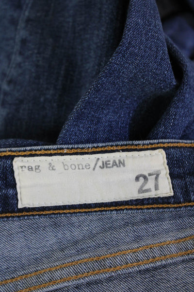Rag & Bone Jean Women Ankle Skinny Jeans Dark Blue Low Rise Size 27