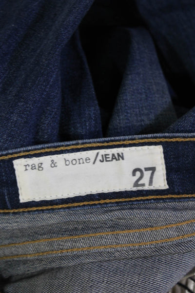 Rag & Bone Jean Womens Skinny Ankle Jeans Dark Blue Size 27