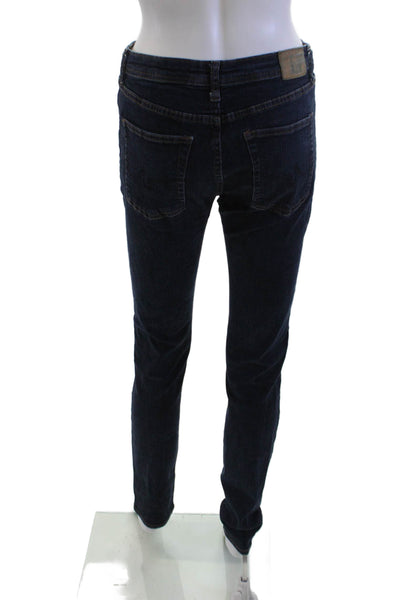 AG Adriano Goldschmied Women Skinny Dark Blue High Rise Jeans Size 20