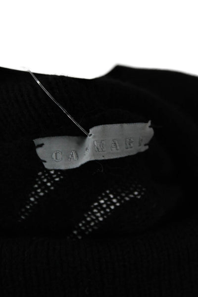 Casmari Womens 100% Cashmere Turtleneck Pullover Sweater Black Size XS