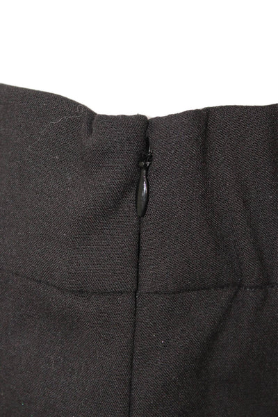 Nelle Atelier Women Cropped Ankle Dress Pants Black Size 4