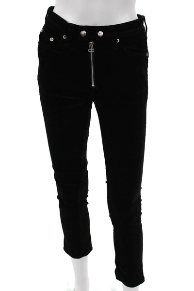 Rag & Bone Jean Women Ankle Cropped Pants Black Size 25