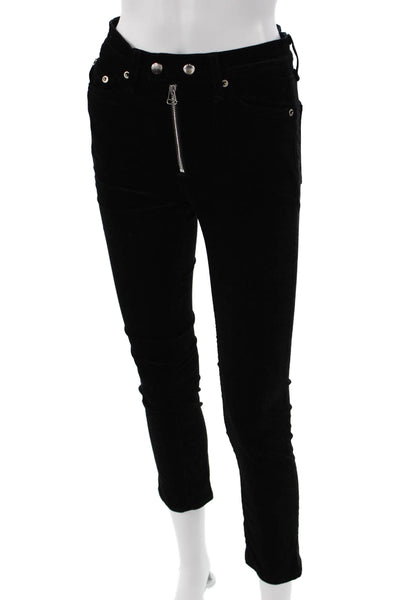 Rag & Bone Jean Women Ankle Cropped Pants Black Size 25