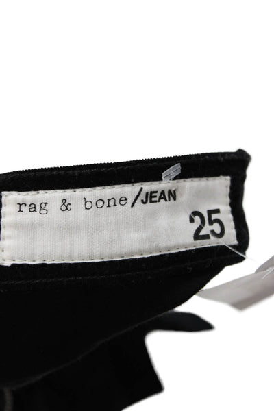 Rag & Bone Jean Women Ankle Cropped Pants Black Size 25
