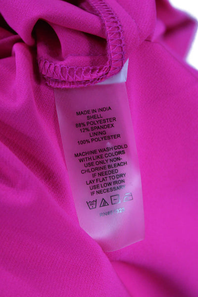 Vince Camuto Womens Pink V-Neck Sleeveless Jumpsuit Size 14