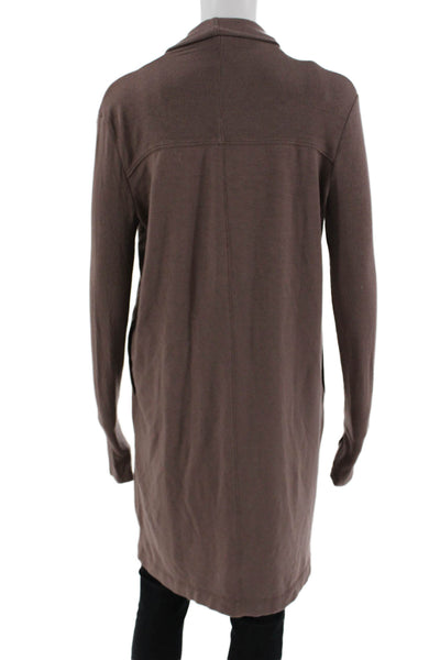 Athleta Unisex Brown Long Sleeve Cardigan Sweater Size XS