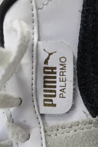 Puma Boys Suede Palermo Lace-Up Casual Sneakers Gray Size 13
