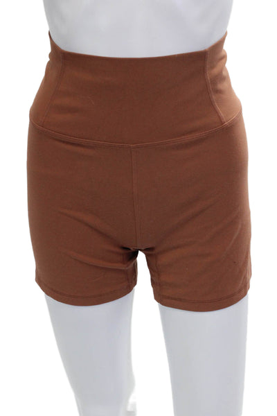 FP Movement Unisex Biker Shorts Brown Boho Size M