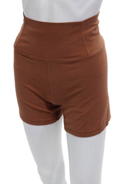 FP Movement Unisex Biker Shorts Brown Boho Size M