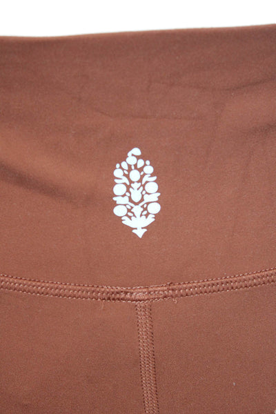 FP Movement Unisex Biker Shorts Brown Boho Size M