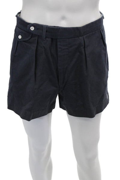 Polo Ralph Lauren Mens Chino Shorts Dark Blue Cotton Size 33