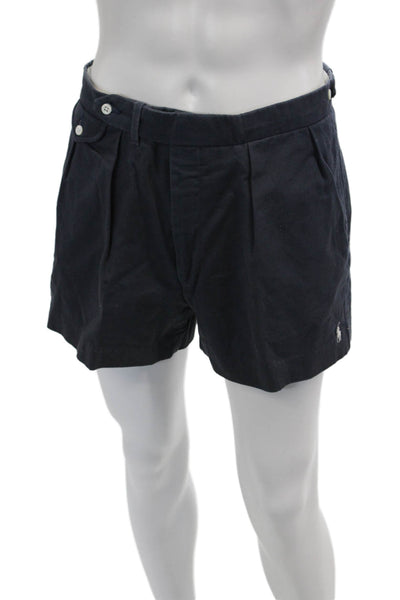 Polo Ralph Lauren Mens Chino Shorts Dark Blue Cotton Size 33
