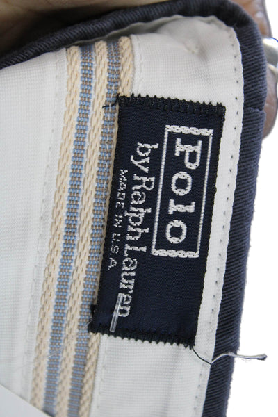 Polo Ralph Lauren Mens Chino Shorts Dark Blue Cotton Size 33