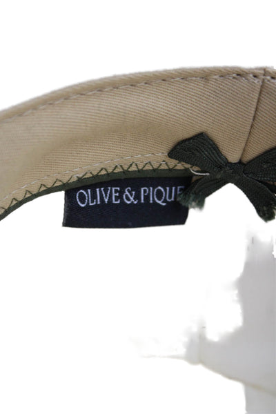 Olive & Pique Womens Textured Wrapped Felt Fedora Hat Beige Size One Size