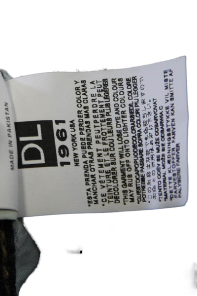 DL1961 Boys Cotton Medium Washed Straight Leg Jeans blue Size 6Y