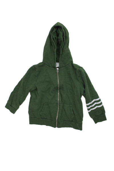 SOL ANGELES Boys Cotton Full Zipped Long Sleeve Jacket Green Size 8