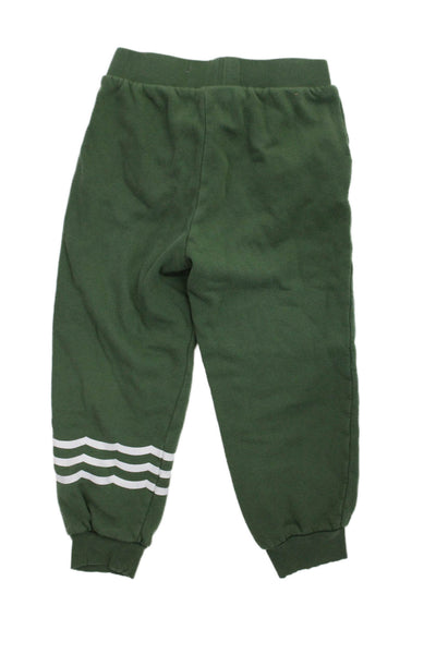 SOL ANGELES Boys Cotton Drawstring Tapered Sweatpants Green Size 8