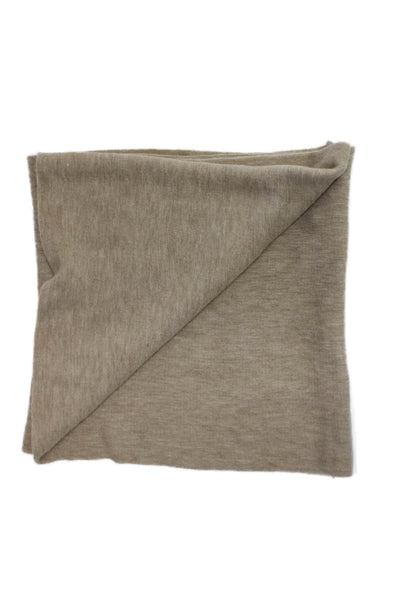 Calvin Klein Womens Soft Knit Cowl Scarf Brown 60"x14"