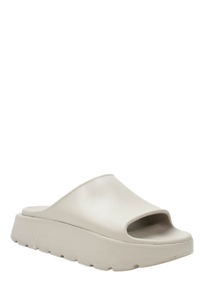 Zara Womens Solid Slide On Platform Sandals Taupe Size 41 11