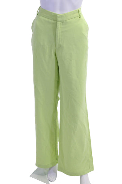 Zara Women Green Dress Pants 55% Polyester 45% Lycolle Size L