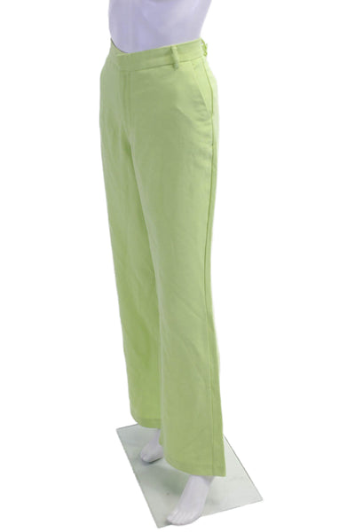 Zara Women Green Dress Pants 55% Polyester 45% Lycolle Size L