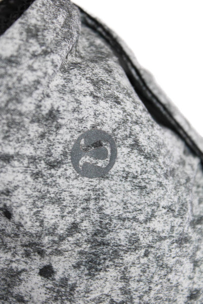 Lululemon Womens Black Nylon Blend Zip Shorts Grunge Size 6