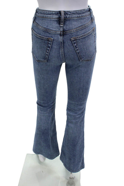Rag & Bone Jean Womens Bootcut Flared Blue Jeans Petites Size 23