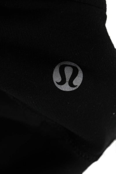 Lululemon Women Capri Leggings Black Nylon Sports Size 4
