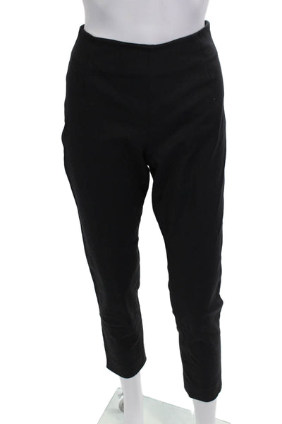 Lela Rose Womens Black Ankle Cropped Dress Pants Size 4