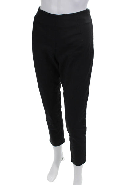 Lela Rose Womens Black Ankle Cropped Dress Pants Size 4