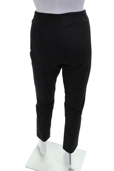 Lela Rose Womens Black Ankle Cropped Dress Pants Size 4