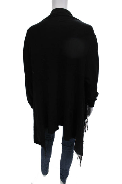 Love Tree Women Cardigan Black Button Bohemian Long Sleeve Size L