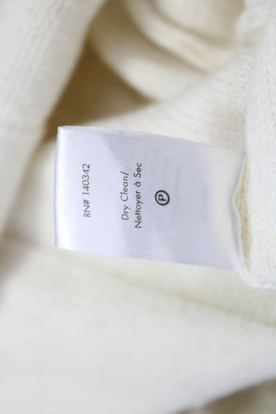 Elizabeth & James Women Sweater Dress Shift Beige Crew Neck Long Sleeve Size S