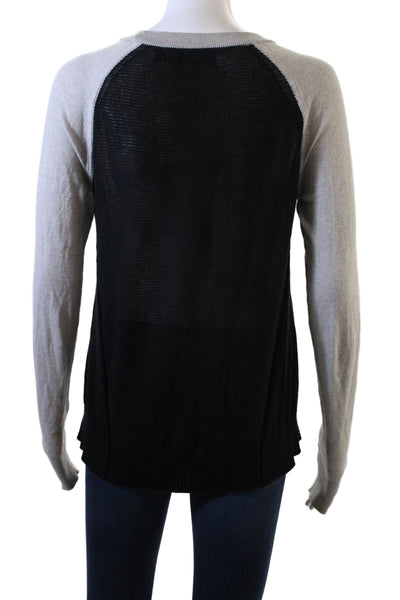 Doffer Boys Unisex Beige Striped Pullover Sweater Crew Neck Size XS