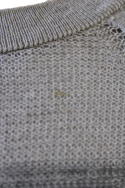 Doffer Boys Unisex Beige Striped Pullover Sweater Crew Neck Size XS