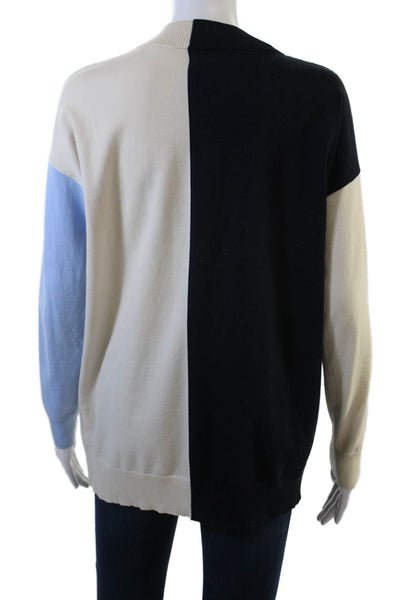 Chinti & Parker Unisex Cardigan Beige V-Neck Long Sleeve Designer Size S