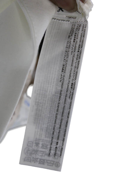 siedres Womens A-Line Mini Skort White Size S