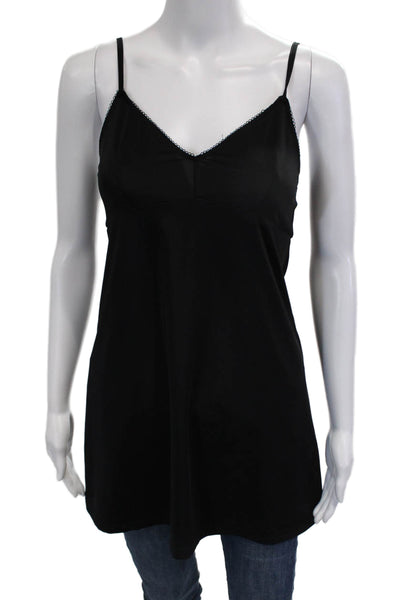 Zimmermann Women Blouse Black Polyester Sleeveless V Neck Size 1