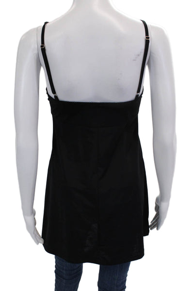 Zimmermann Women Blouse Black Polyester Sleeveless V Neck Size 1
