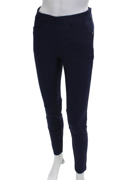 RLX Ralph Lauren Women Ankle Jegging Dark Blue Nylon Blend Size 00