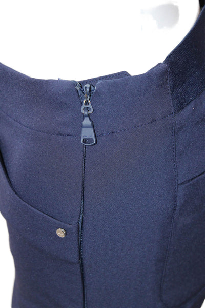 RLX Ralph Lauren Women Ankle Jegging Dark Blue Nylon Blend Size 00