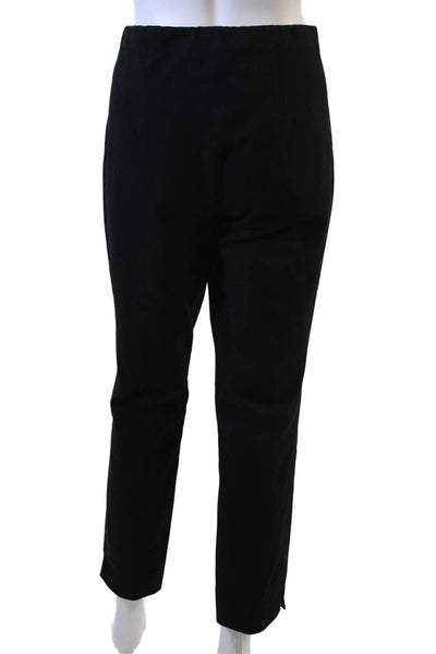 Via Masini 80 Womens Black Ankle Cropped Dress Pants Size M