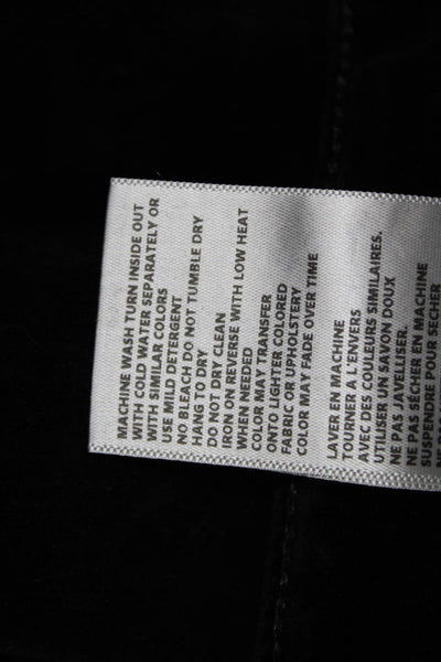 L Agence Womens Cropped Ankle Black Pants Size 27