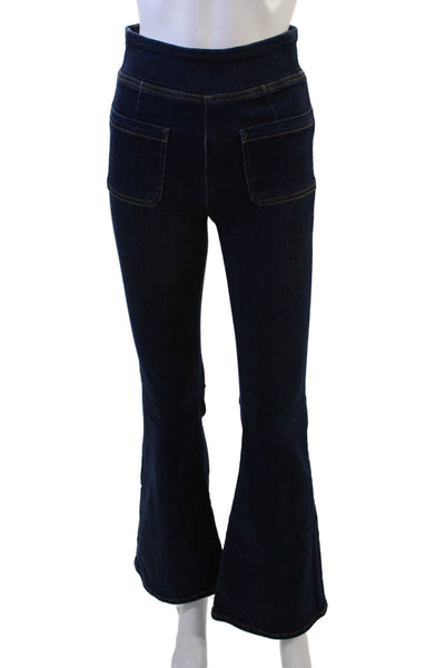 Frame Womens Dark Blue 70s Mid Rise Jeans Size 0