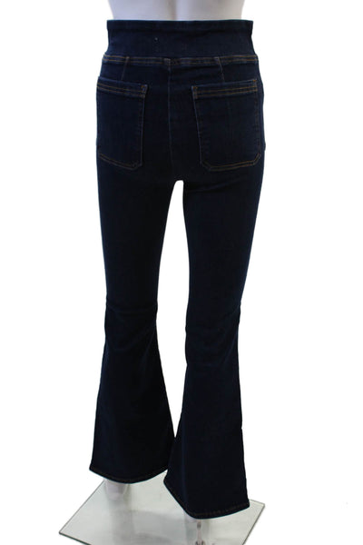 Frame Womens Dark Blue 70s Mid Rise Jeans Size 0