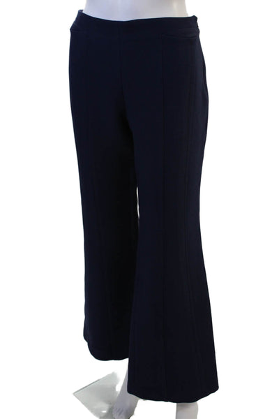 Derek Lam Women Dress Pants Dark Blue Wool Silk Blend Hook Eye Size 6