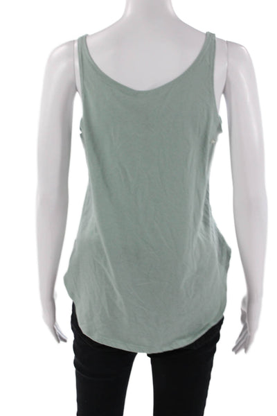 Next Level Apparel Womens Hippie Graphic Green Tank Size S