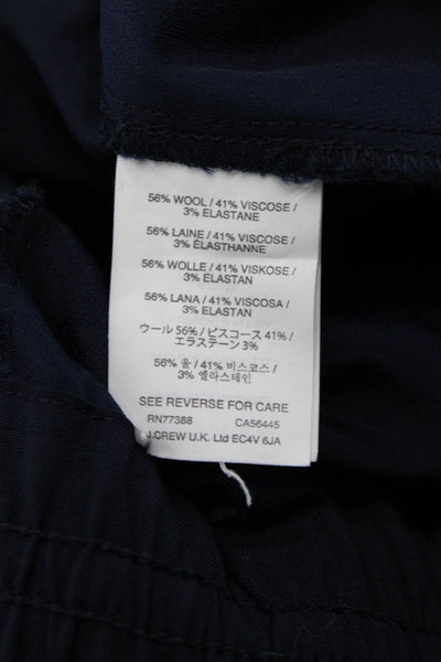 J Crew Unisex Dark Blue Jogger Sweatpants Drawstring Size 8