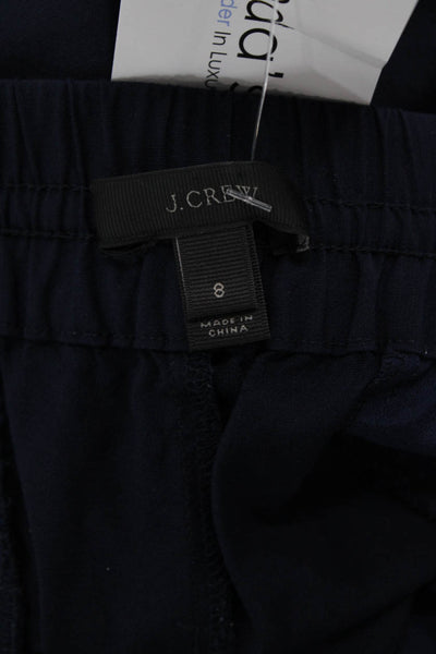J Crew Unisex Dark Blue Jogger Sweatpants Drawstring Size 8